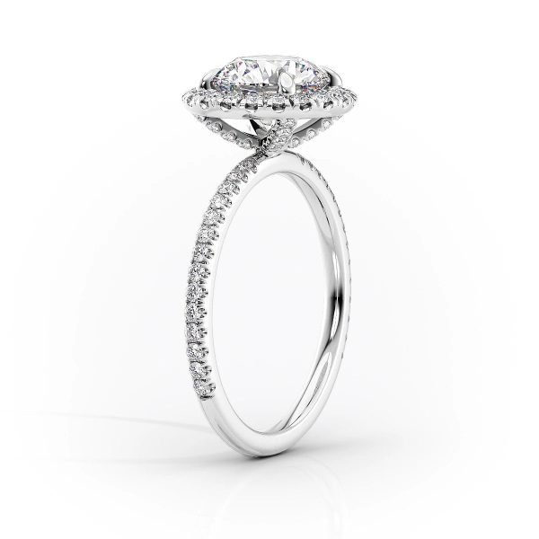 The Lenny Set With A 2 Carat Cushion Lab Diamond Cheap