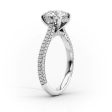 The Rachel Set With A 2 Carat Round Lab Diamond Cheap