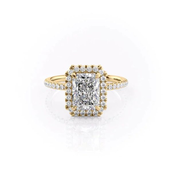 The Lenny Set With A 1 Carat Radiant Lab Diamond Online