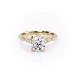 The Rachel Set With A 1.5 Carat Round Lab Diamond Online Hot Sale