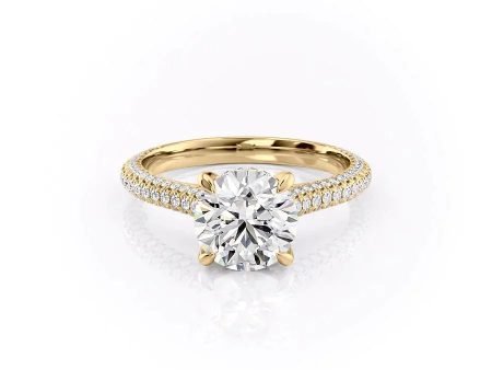 The Rachel Set With A 1.5 Carat Round Lab Diamond Online Hot Sale