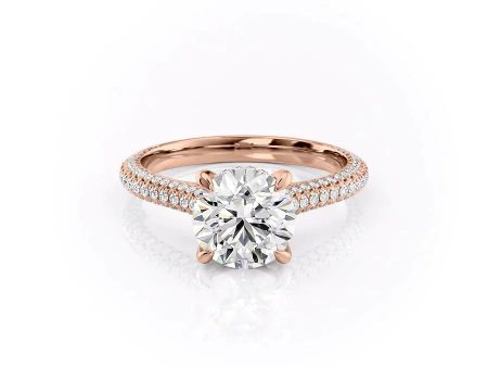 The Rachel Set With A 2.5 Carat Round Lab Diamond Online