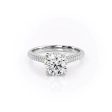 The Rachel Set With A 2 Carat Round Lab Diamond Cheap