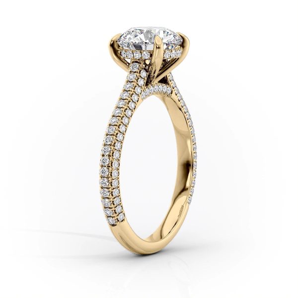 The Rachel Set With A 1.5 Carat Round Lab Diamond Online Hot Sale