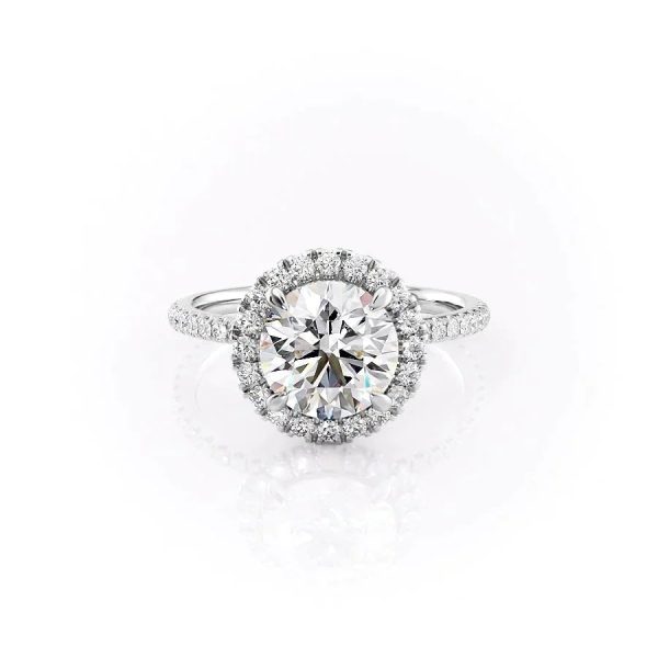 The Lenny Set With A 1.5 Carat Round Lab Diamond For Discount