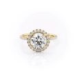 The Lenny Set With A 1.5 Carat Round Lab Diamond For Discount