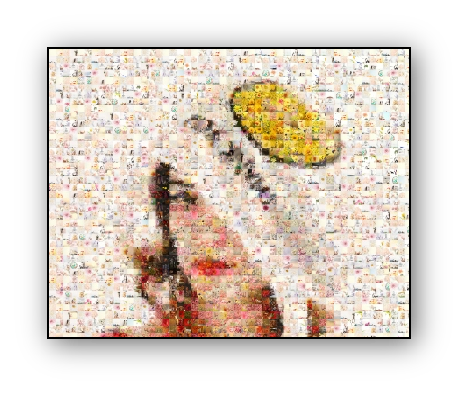 Photo Mosaic Canvas Print Sale